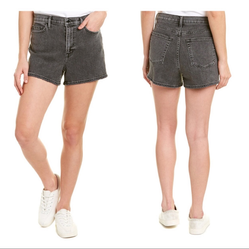 Cotton Citizen Light Grey Denim Boyfriend Shorts, NWT